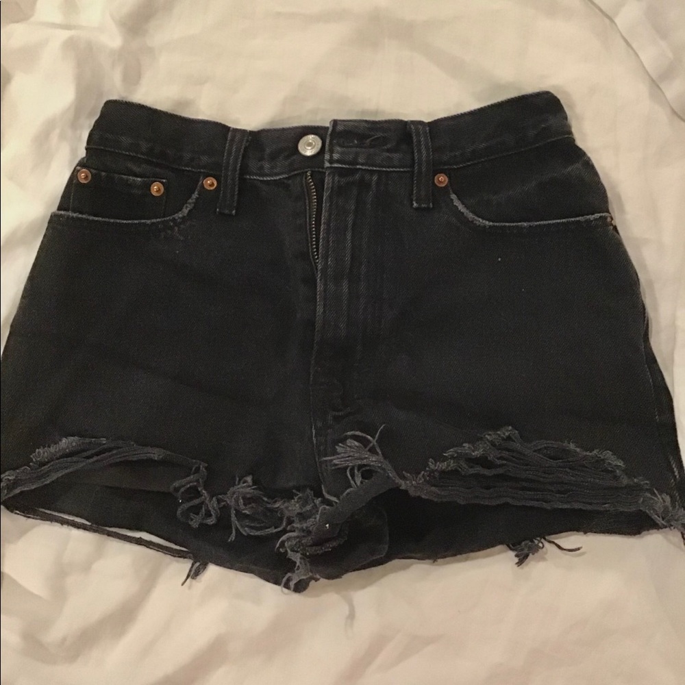 abercromie & fitch annie high rise shorts
